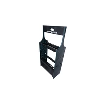 horgászbot tartó - Műanyag Bottartó Állvány Kétoldalas Fekete+Zöld (16 Db-Os)