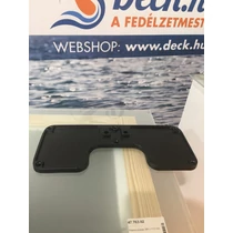 Rezgélscsillapító lap 260x110 mm fekete fém