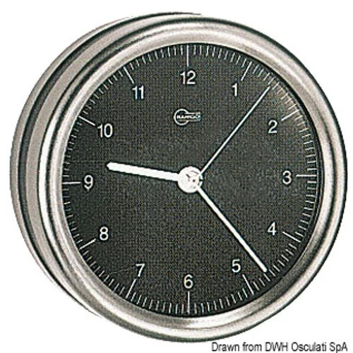 Quarzóra 102mm fekete számlappal