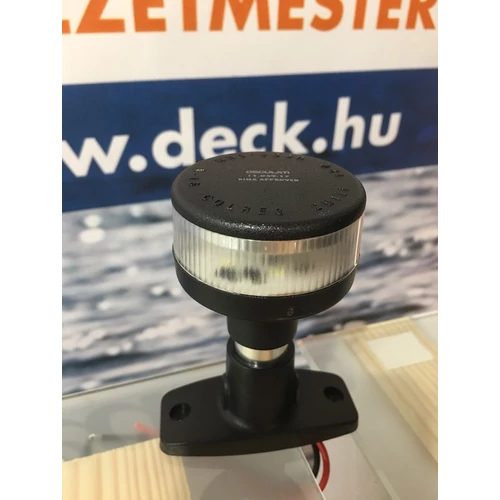 Fény 360-as 10 cm fekete műanyag