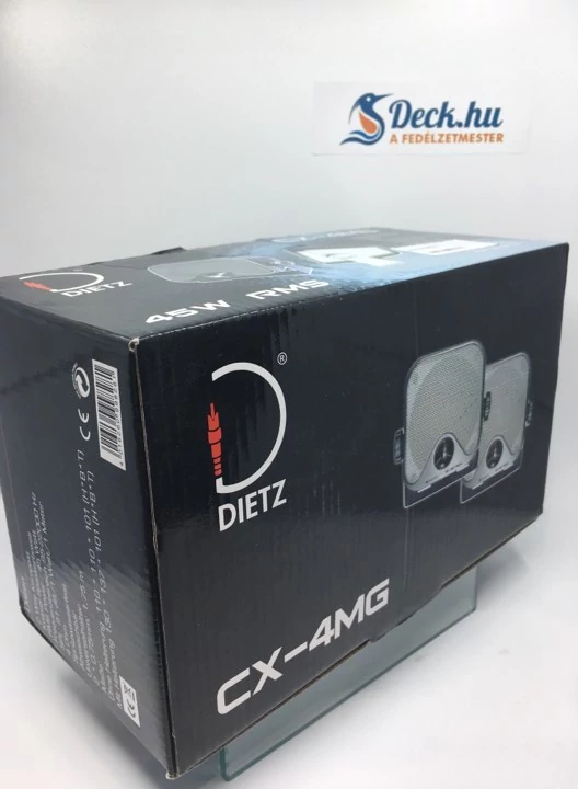 CX-4 MG Dietz vízálló dobozos hangszóró, szürke, párban