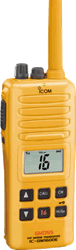 Icom IC-GM1600E kézi hajórádió (mentőcsónakba)