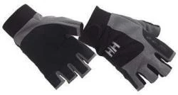 HH SAILING GLOVE SHORT rövid vitorlás kesztyű fekete M