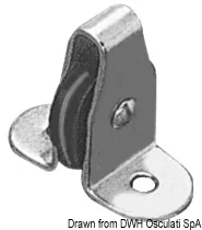 Talpas csiga rozsdamentes 6mm
