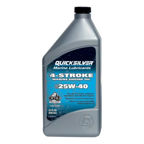 Quicksilver 25w40 beépített hajómotor olaj 1L synthetic blend