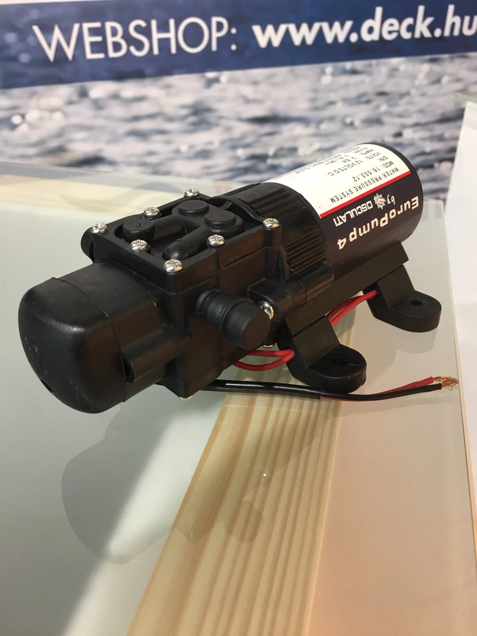 Szivattyú EUROPUMP4 12V 2 A