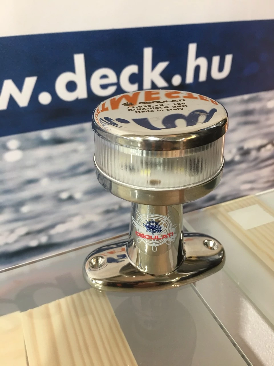 Fény 360-as 9 cm inox