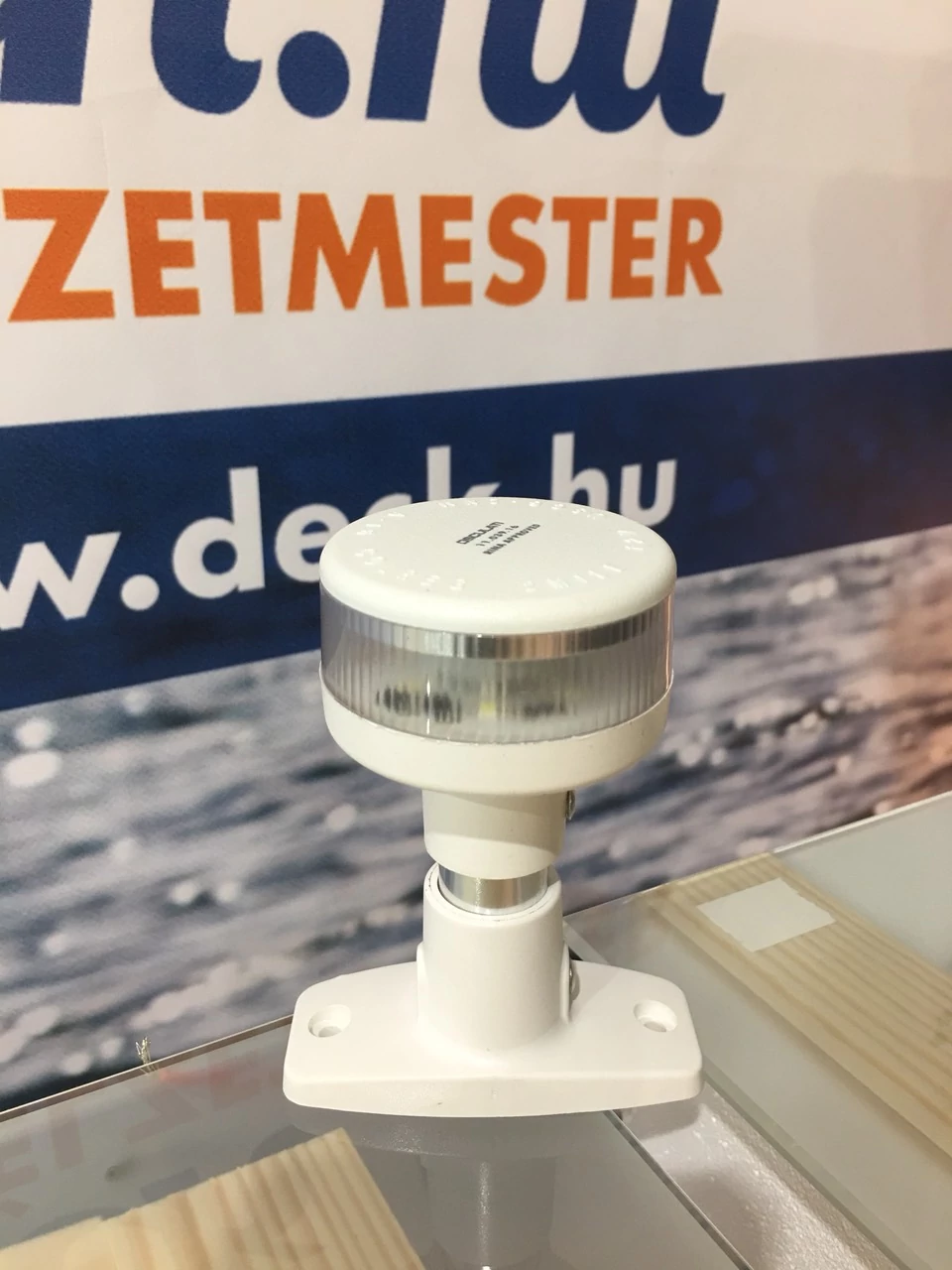 Fény 360-as  10 cm fehér műnyag