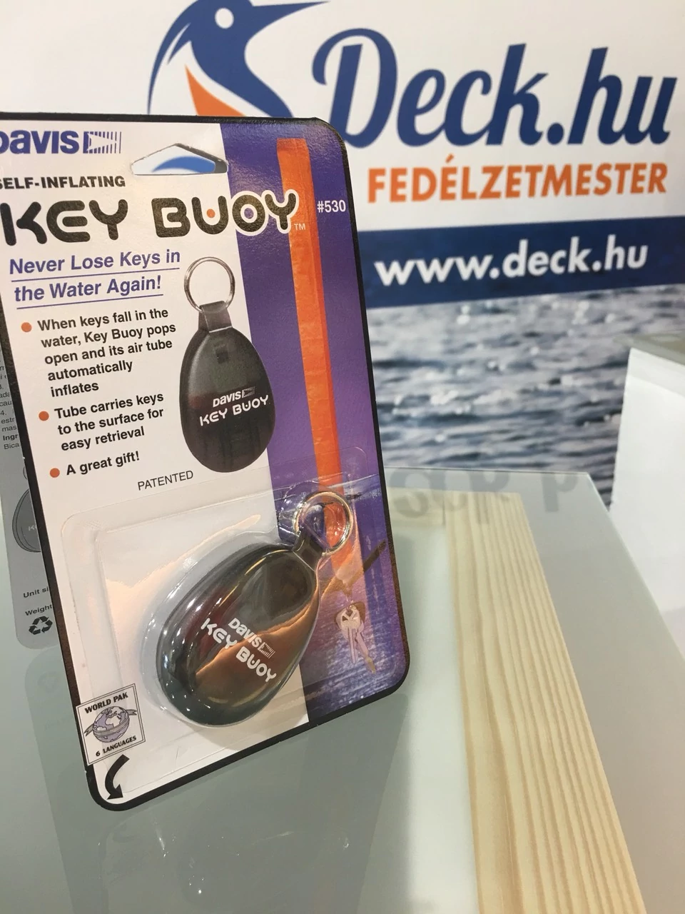 Kulcstartó Vízben felfújódó