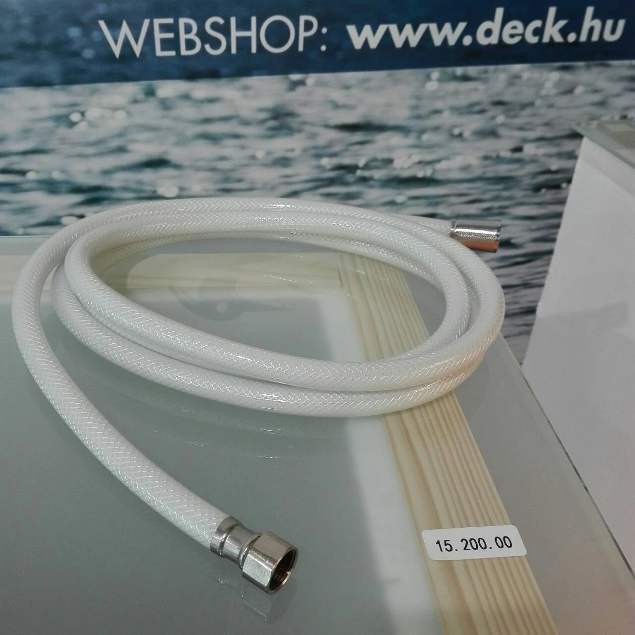 PVC zuhanycső 2,5m